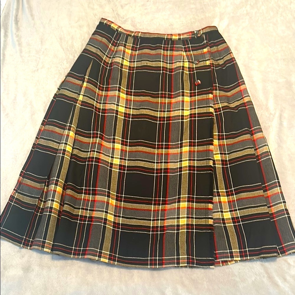 Saks Fifth Avenue Plaid Skirt